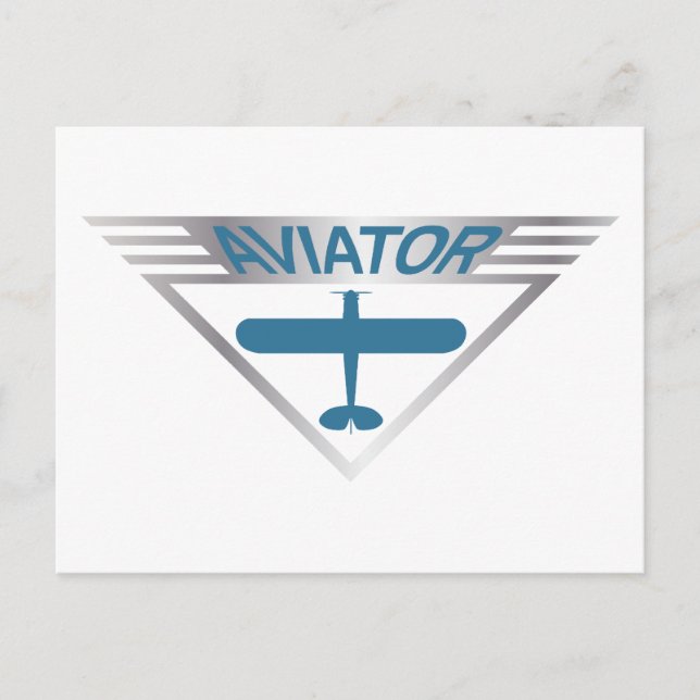 Aviator Postkarte (Vorderseite)