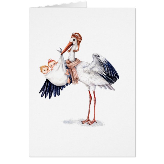 Aviator Stork Carried Twins (Vorne)
