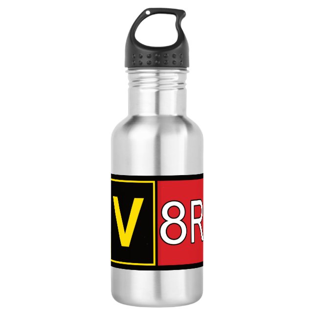 Aviatrix - AV8RX - Edelstahlflasche (Vorderseite)