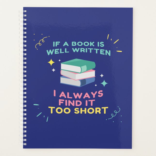 Avid Reader I - Jane Austen Quote Planer (Vorderseite)