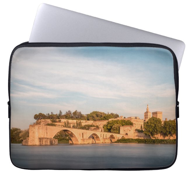 Avignon Bridge Frankreich Laptopschutzhülle (Vorderseite)