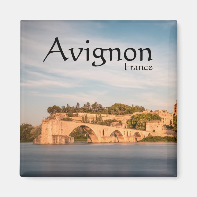 Avignon Bridge Frankreich Magnet (Vorne)
