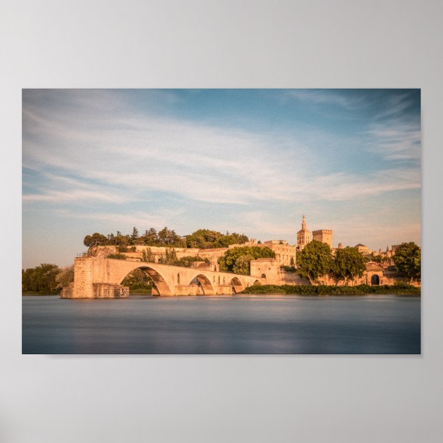 Avignon Bridge Frankreich Poster (Vorne)