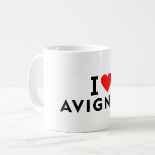 Avignon Frankreich Liebesstadt Herz gefällt Reisen Kaffeetasse