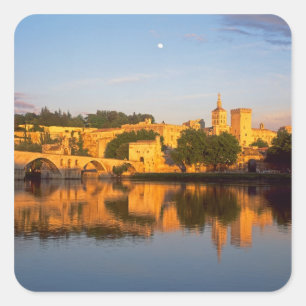 Avignon, Vaucluse, Provence, Frankreich, Rhone Quadratischer Aufkleber