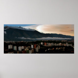 Avila am Sonnenuntergang Poster