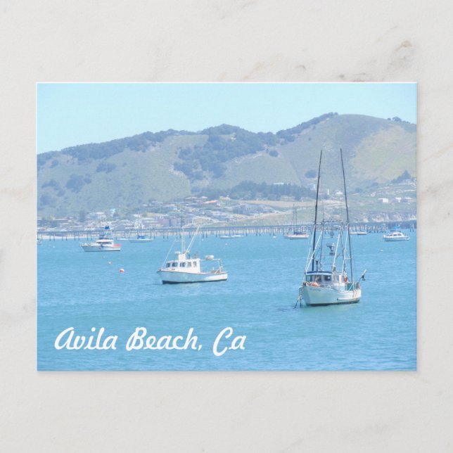 Avila Beach, CA Postkarte (Vorderseite)