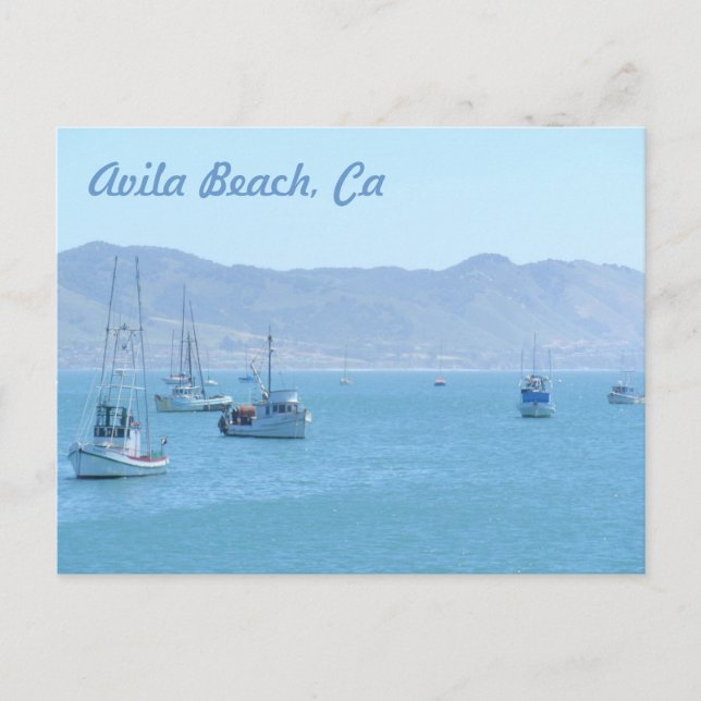 Avila Beach, Ca Postkarte (Vorderseite)