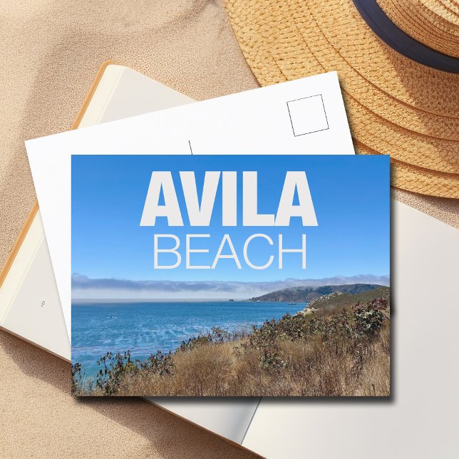 Avila Beach California Overlook Photography Postkarte (Von Creator hochgeladen)