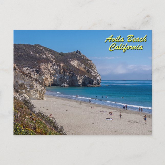 Avila Beach, kalifornische Postkarte (Vorderseite)