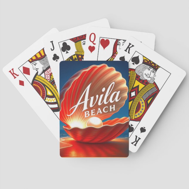 AVILA BEACH SPIELKARTEN. KARTEN SPIELKARTEN (Rückseite)