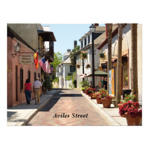 Aviles Street St. Augustine, Florida Fotodruck