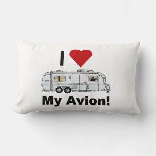 Avion Anhänger Kissen, 53 cm, Reversibel Lendenkissen