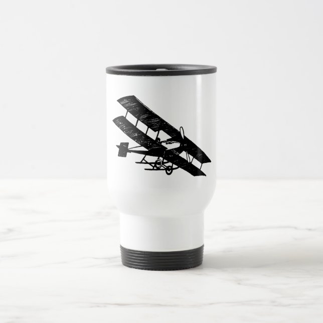 Avion Avion Volant Machine Voyage Mug (Centre)