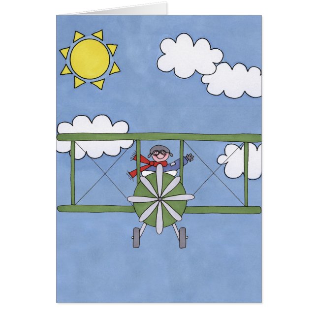 Avion dans les nuages (Devant)