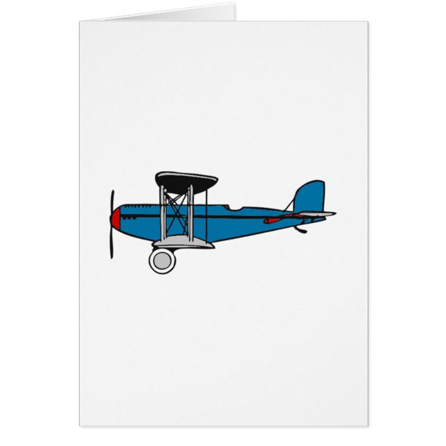 Avion de biplan (Devant)