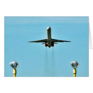 Avion décollant sur l'aéroport