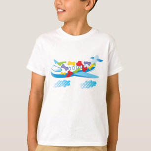 "Avion" Enfants T-shirt vêtement américain