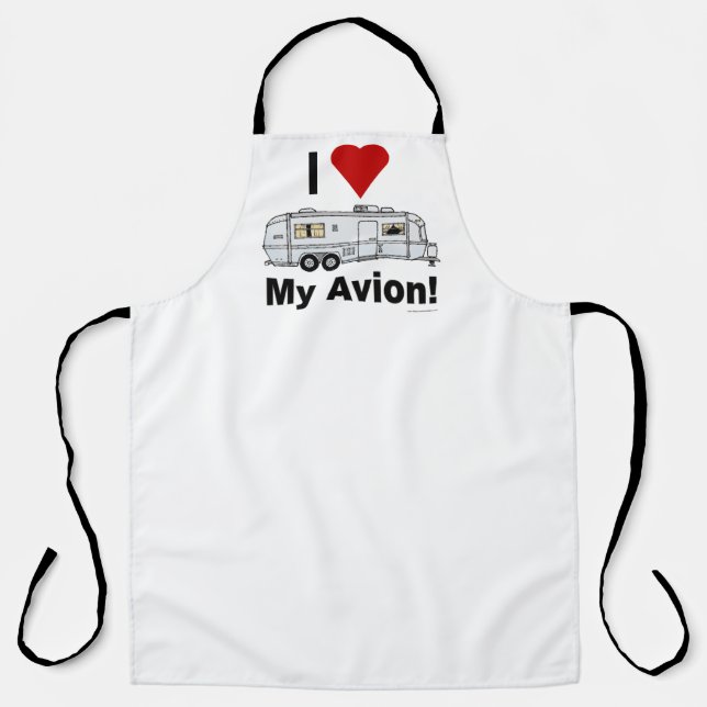 Avion Kochschürze - Perfektes Geschenk! Eine Größe Schürze (Vorderseite)