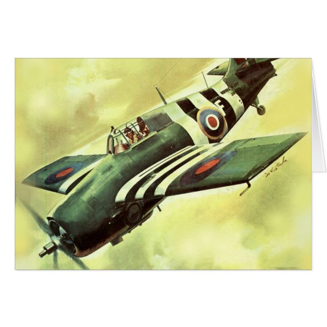 Avion vintage (Devant horizontal)