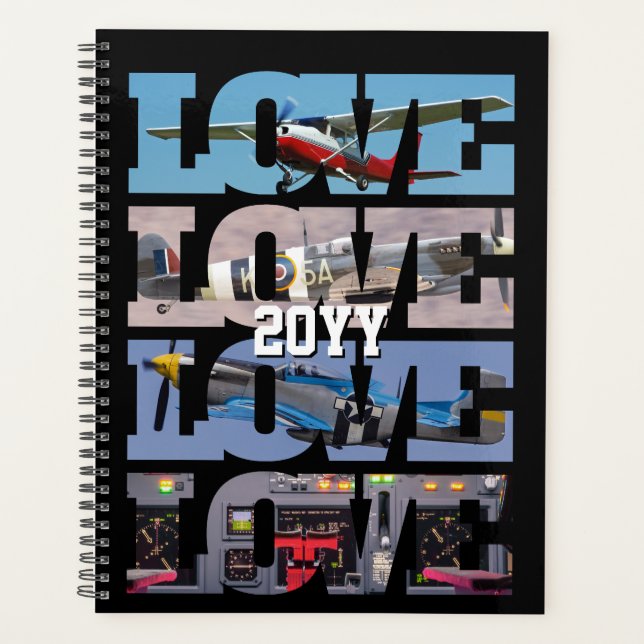 Avion Vol, Collage de photos, Aviation, Cool (Devant)