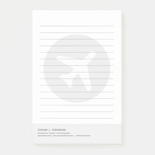 Avionik + Luftfahrt Minimaler Stil Post-it Klebezettel