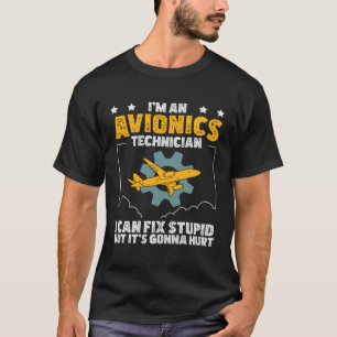 Avioniktechniker Humot Aerospace Engineering T-Shirt