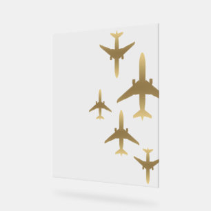 Avions Gold de l'agent de voyage