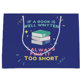 Avior Reader I - Jane Austen Zitat Große Geschenktüte