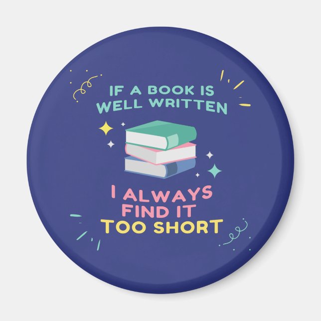 Avior Reader I - Jane Austen Zitat Magnet (Vorne)