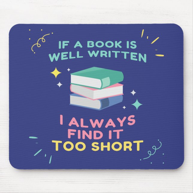 Avior Reader I - Jane Austen Zitat Mousepad (Vorne)