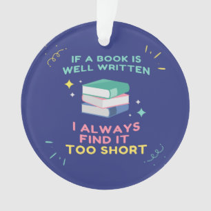 Avior Reader I - Jane Austen Zitat Ornament