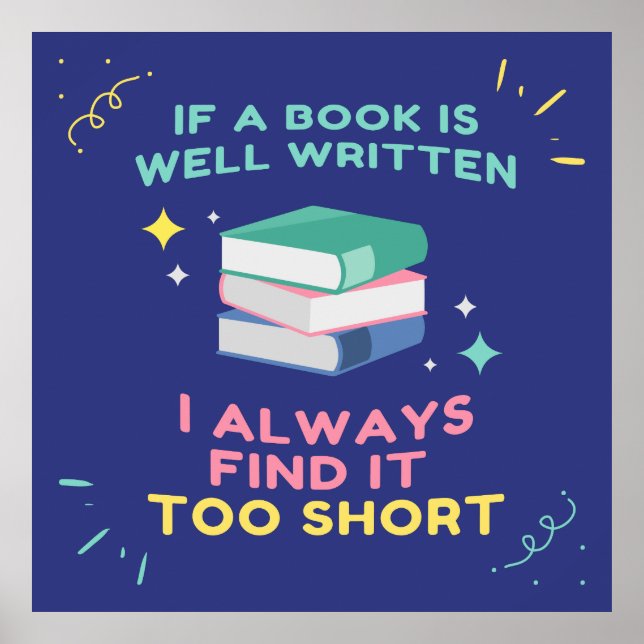 Avior Reader I - Jane Austen Zitat Poster (Vorne)