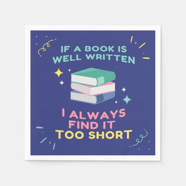 Avior Reader I - Jane Austen Zitat Serviette (Vorderseite)