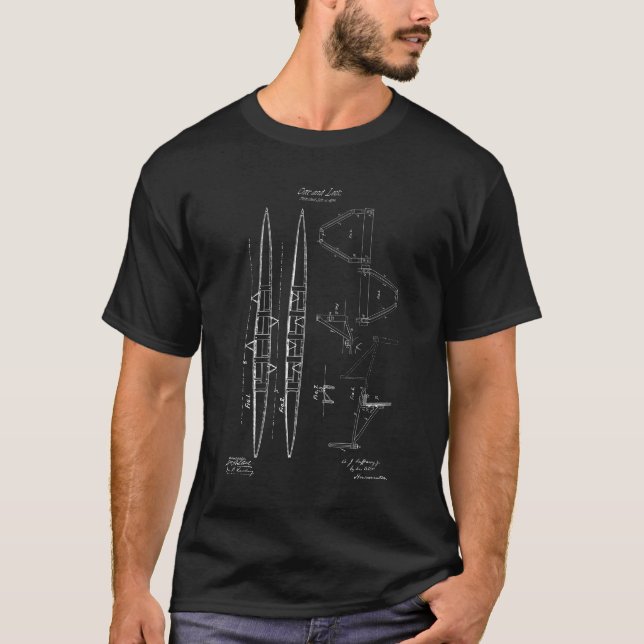 aviron du cadeau graphique de T-shirt d'équipage (Devant)