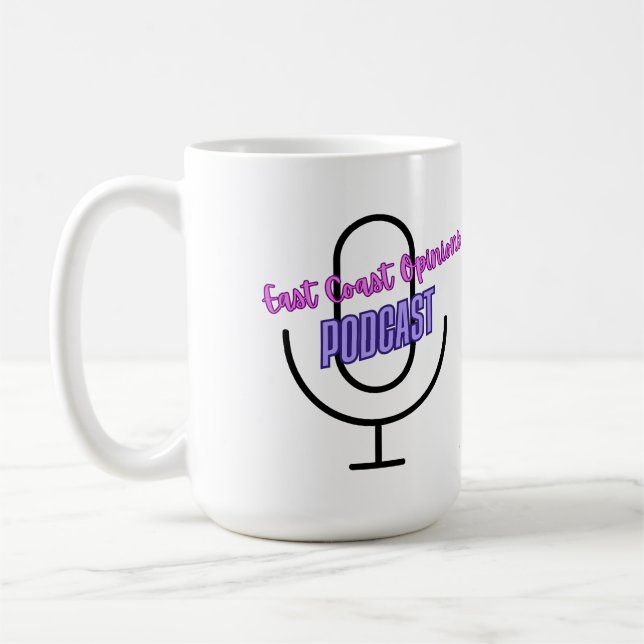 Avis de la côte Est 15oz Mug (Gauche)