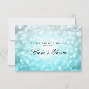 Avis mariage Carte Beach Ombre Bokeh Lumières