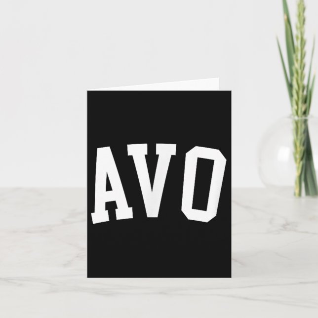 Avo _2 karte (Vorderseite)
