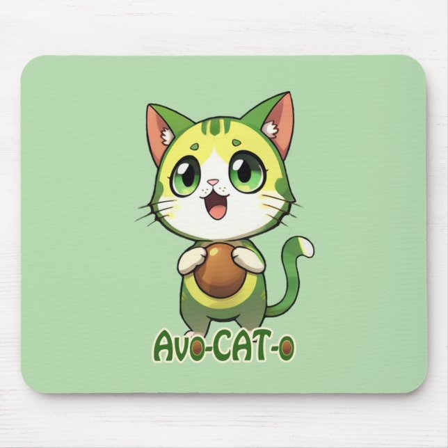 Avo-CAT-o-Maus-Pad Mousepad (Vorne)