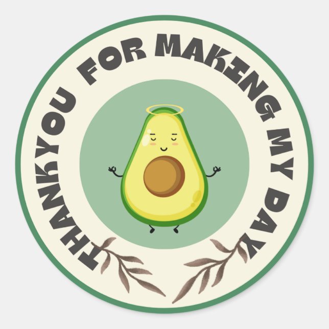 "Avo-Celebrate ! Sticker Bash Anniversaire" (Devant)