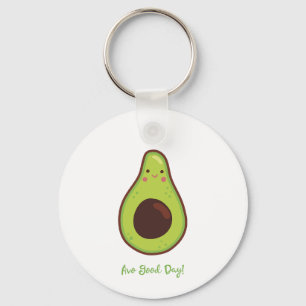 Avo Good Day Punny Avocado Schlüsselanhänger