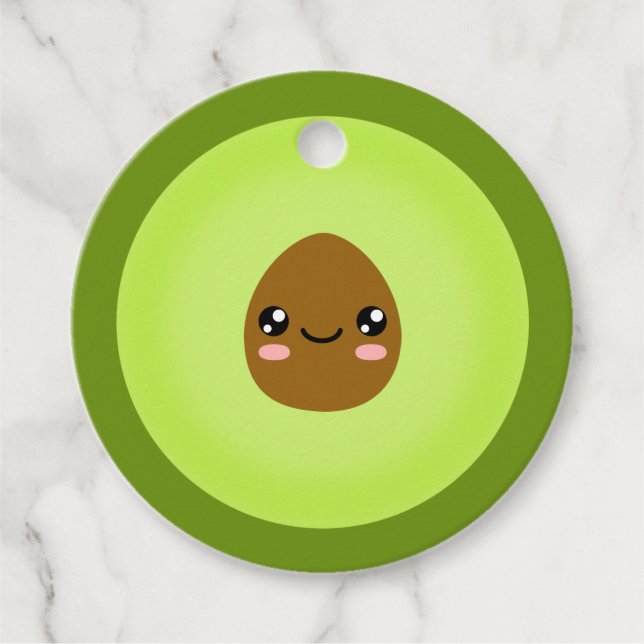 Avo großer Tag Geschenkanhänger (Vorderseite)