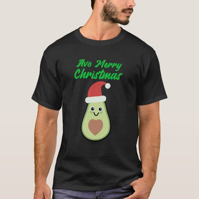 Avo Merry Christmas T-Shirt (Vorderseite)