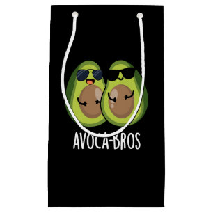 Avoca-bros Funny Avocado Pun Dark BG Kleine Geschenktüte