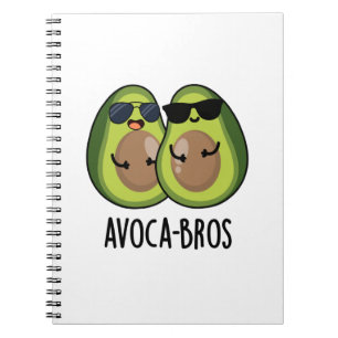 Avoca-bros Funny Avocado Pun Notizblock