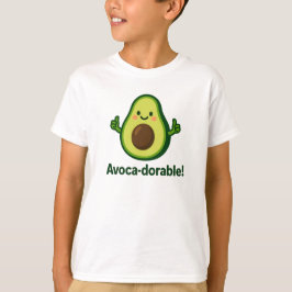 Avoca-dorable Cute Green Avocado Design T-Shirt