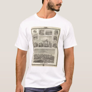 Avoca Penn Uni, Oskaloosa Gebäude in Dexter T-Shirt
