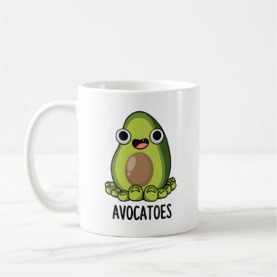 Avoca-Zehen Lustige Avocado-Wortspiele  Kaffeetasse