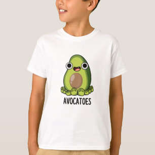 Avoca-Zehen Lustige Avocado Wortspiele T-Shirt