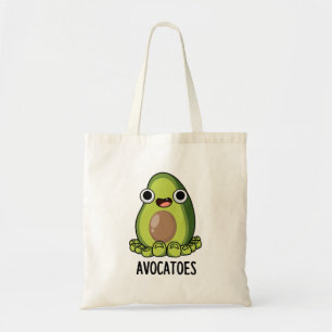 Avoca-Zehen Lustige Avocado Wortspiele  Tragetasche